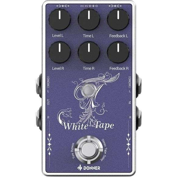 Donner White Tape - Analog Tape Delay Gitarren-Effektpedal