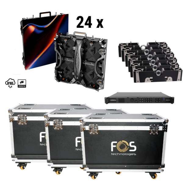 FOS ICON 2.9 Hybrid IP65 LED Wand SET 3x2m Plug and Play