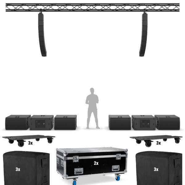 LD Systems MAILA XL - Kompaktes Line Array System, 17,5 kW