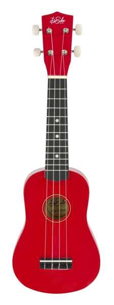 De Salvo UKSRD Sopran Ukulele Rot