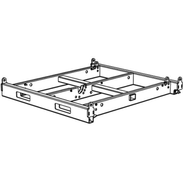 dB Technologies AF-VIO1  Transition Frame (Übergangsrahmen) von VIO L210 zu L208, S118 zu 208, stacking L208 auf S118
