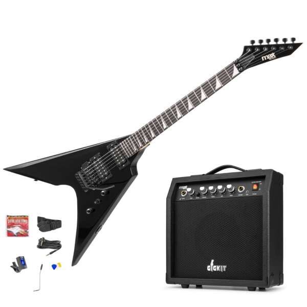 MAX GigKit E-Gitarren-Set Metal-Star