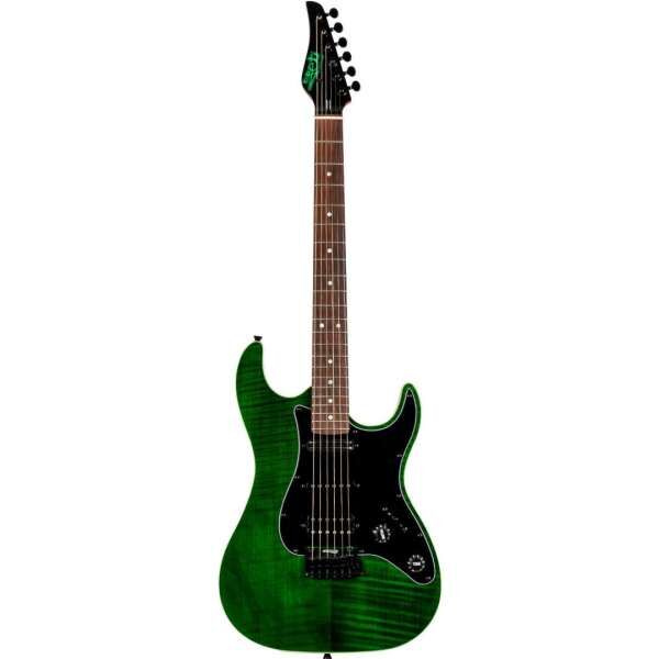 Jet Guitars JS-450 TGR R Transparent Green