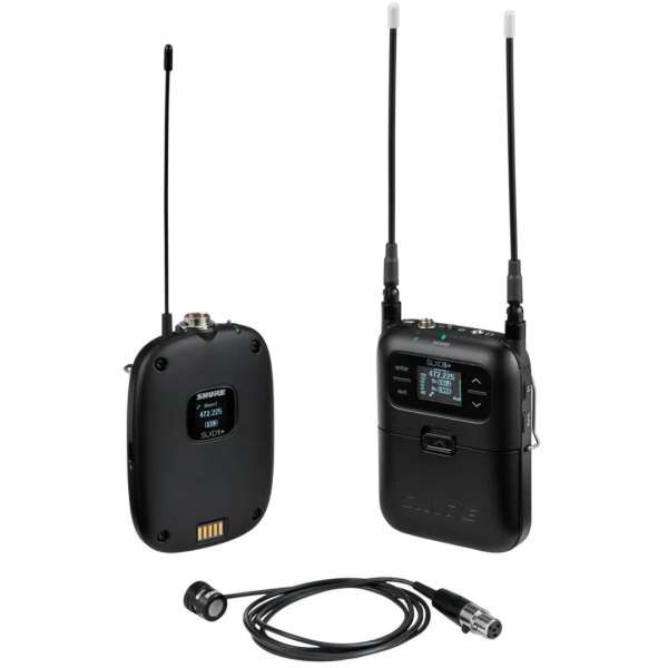 Shure SLXD15+/85M Digitales Drahtlossystem mit WL185m Lavaliermikrofon S50