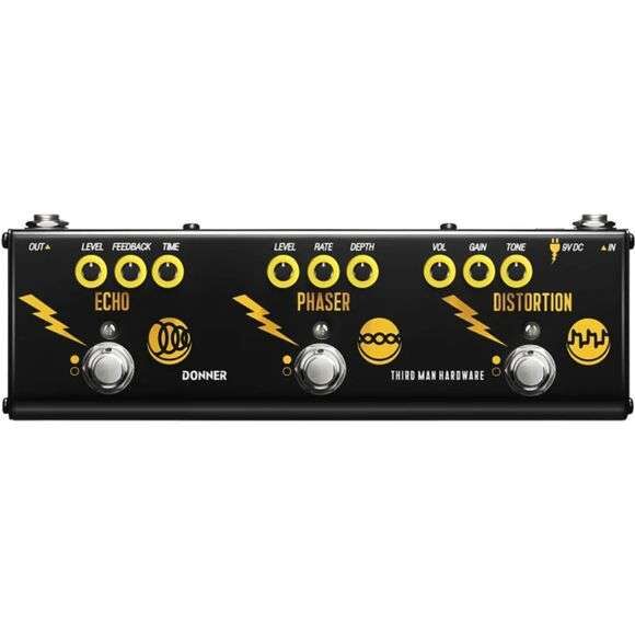 Donner Triple Threat Gitarren-Multieffekt-Pedalboard