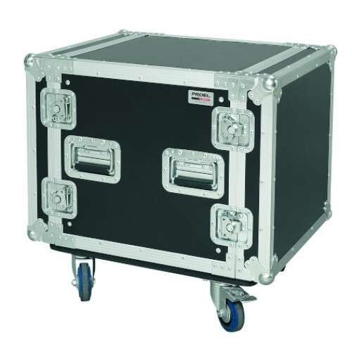 Proel Professional Case CR210BLKMW 19" 10HE 45cm tief mit Rollen