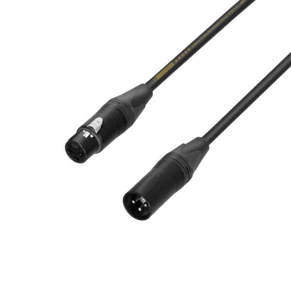 Adam Hall Cables K5 MMF 0100 Mikrofonkabel Neutrik XLR female auf XLR male 1,0 m
