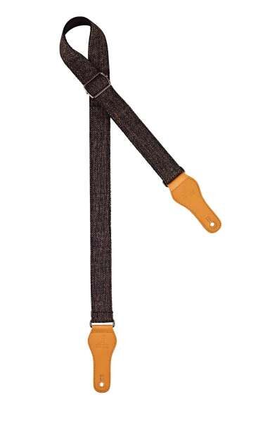 Ortega OCS-200U Highland Series Baumwollukulelengurt - Coal