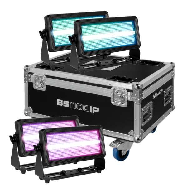 BeamZ Pro BS1100IP Tourset - LED Outdoor Strobe IP65 Set
