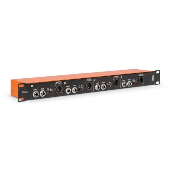 Palmer BRIDGE 4P - 19" passive DI-Box 4-Kanal