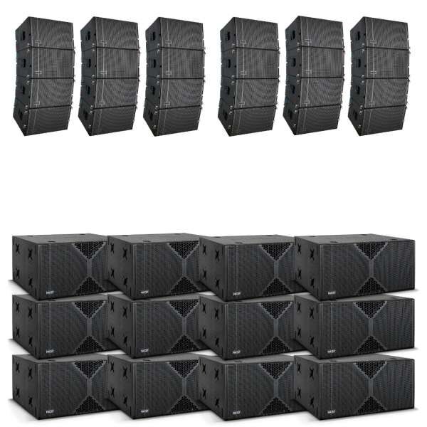 NEXT Line Array System LA122A 12x6 aktives Komplettsystem