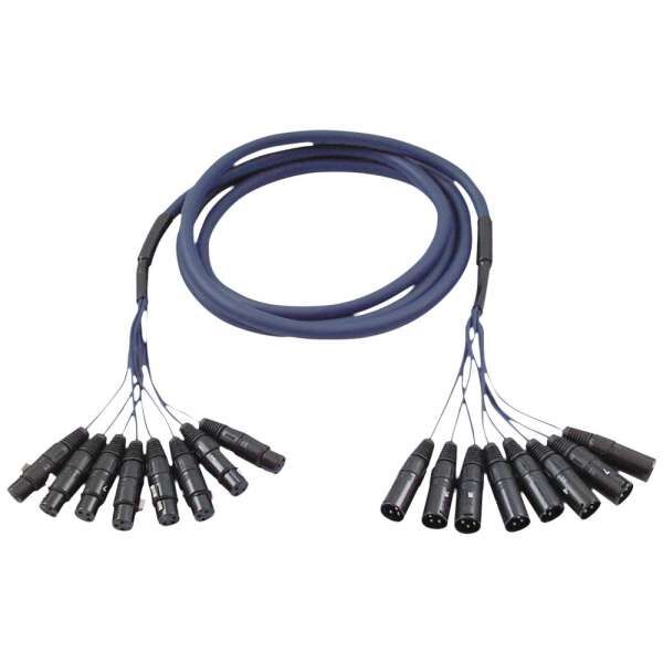 DAPCABACCStudiosnake  8 Way XLR Male to XLR Female 6m