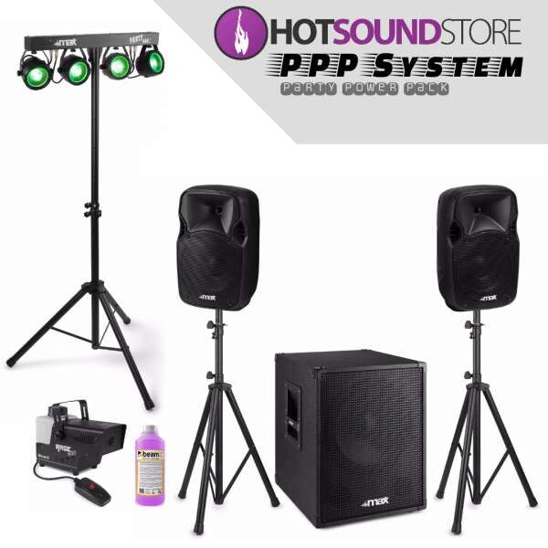 HotSound Store Party Power Pack Komplettsystem