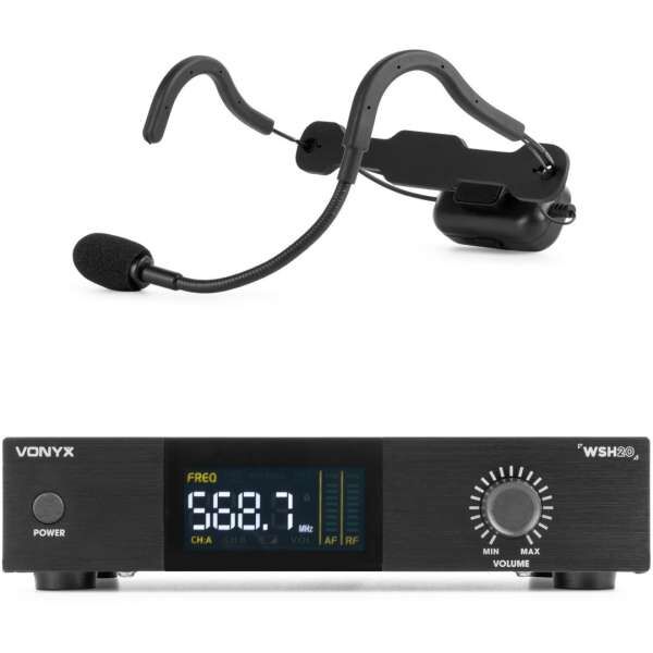 WSH20 Wireless Sports Headset + 19" fähigem Receiver
