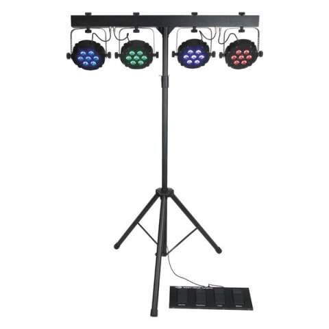 Showtec Compact Power Lichtset MKII inkl. Tasche, Fußcontroller und Ständer