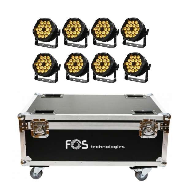 FOS Par 18x15W PRO RGBWA Tourset