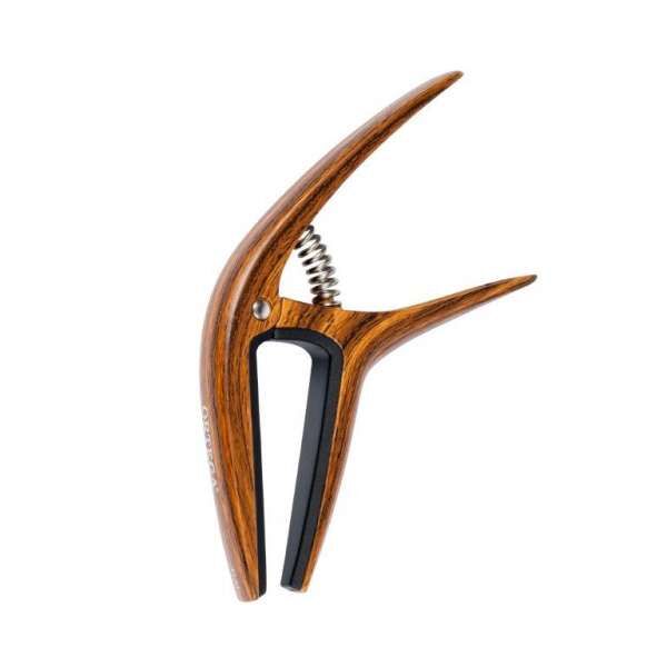 Ortega TWCAPO-WND Twincapo 2 in1 Kapodaster für flache und gerundete Griffbretter - Walnut Design