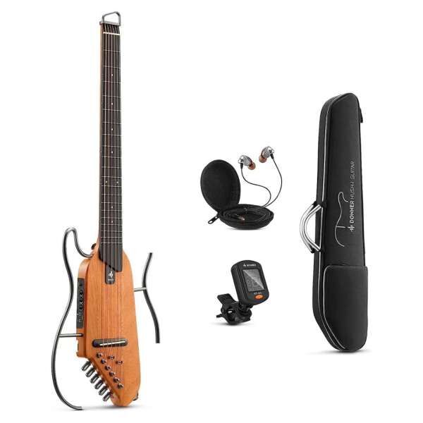 Donner HUSH-I Silent Westerngitarre mahogany B-Ware