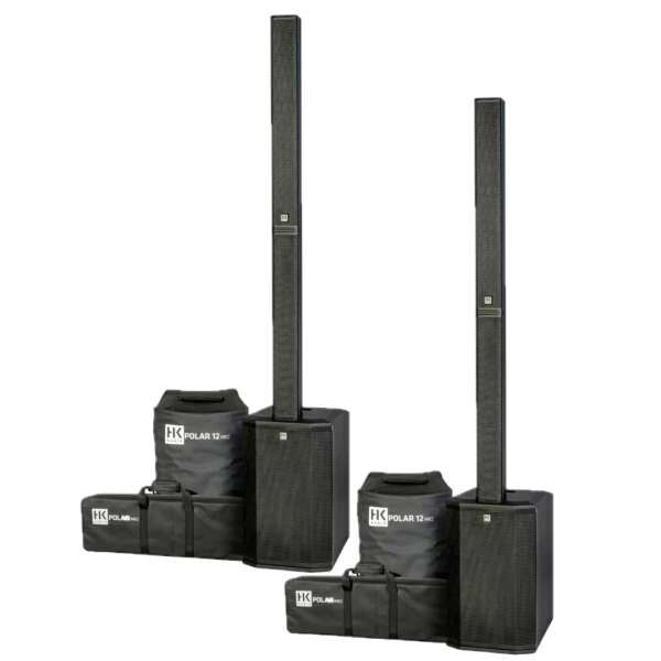 HK Audio Polar 12 MK2 Stereo PA Set mit Covern