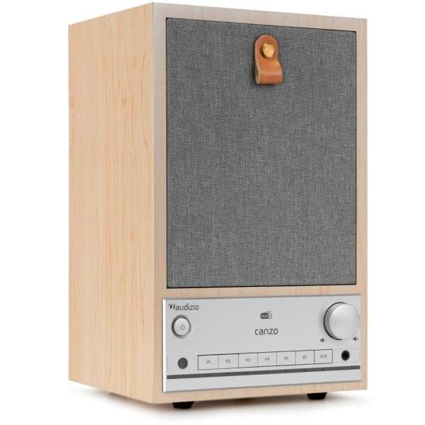 Audizio Canzo Internet Radio mit DAB+/FM Tuner Light Wood