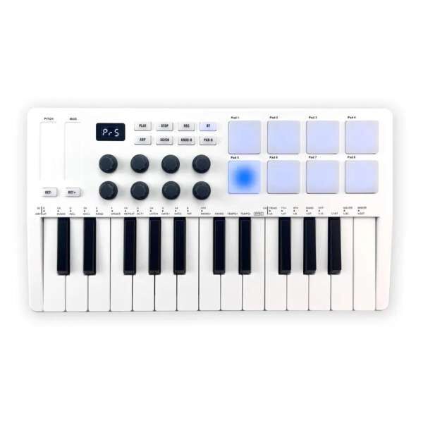 M-Vave SMK-25 Bluetooth Midi-Keyboard weiß