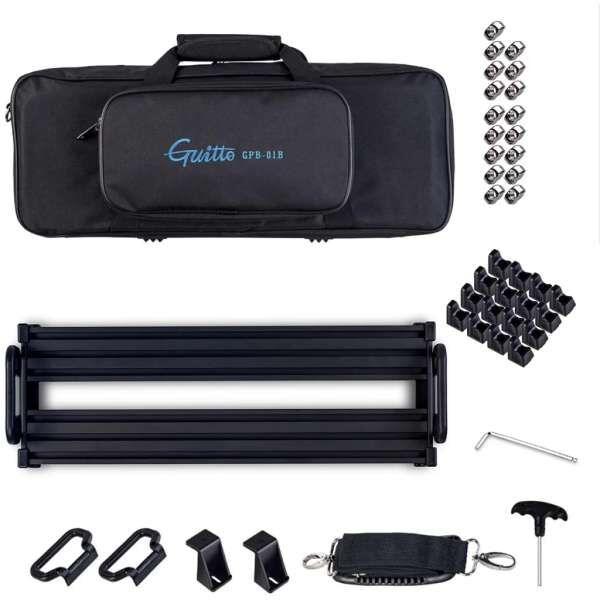 Guitto GPB-01 B Pedalboard mit Tasche, klein