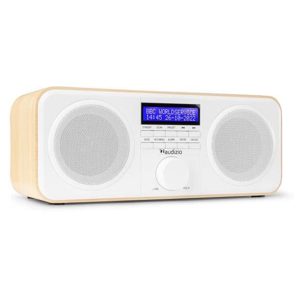 Audizio Novara DAB+ Stereo Radio weiß