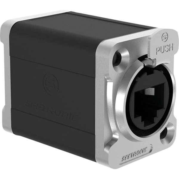 Seetronic SE8FFXC6A RJ45 Durchführungskoppler, Verriegelung mit Rastverschluss