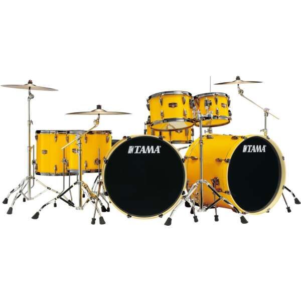 TAMA Imperialstar Limited Edition Drum Kit Inspired by Lars Ulrich Electric Yellow