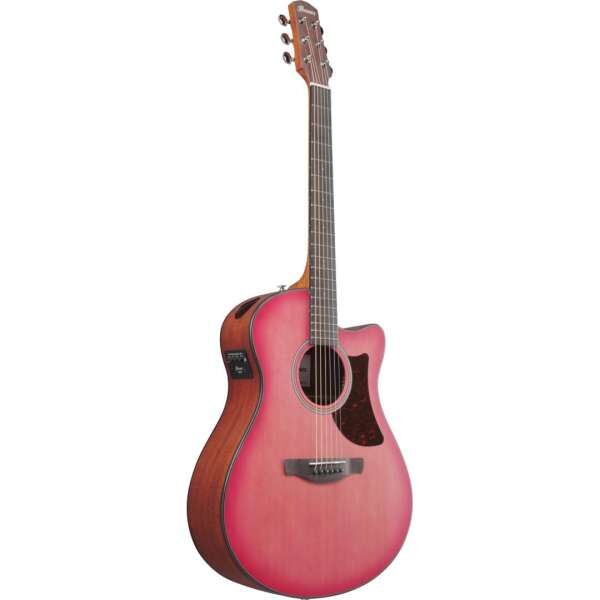 Ibanez AAM50CE-CRO - Advanced Acoustic Coral Red Burst Open Pore