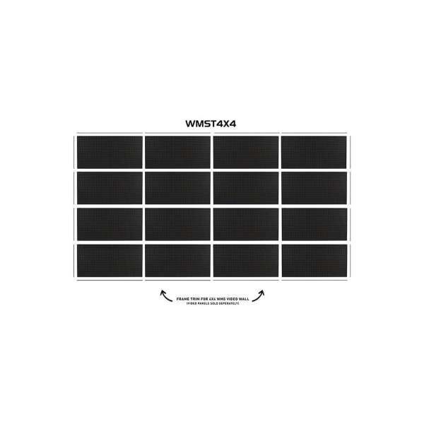 ADJ WMST4X4 – Rahmen-Trim-Kit für 4x4 WMS Series Video Wall