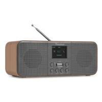 Audizio BUCINE Stereo Internet Radio mit DAB+ Dunkelgrau