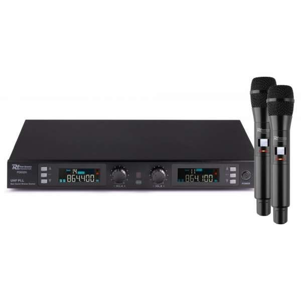 Power Dynamics PD632H 2-Kanal UHF Funkmikrofon Set digital