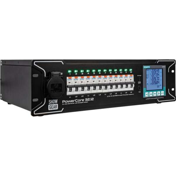 Showgear PowerCore 32.12 Stromverteiler 1 + 12x Schuko