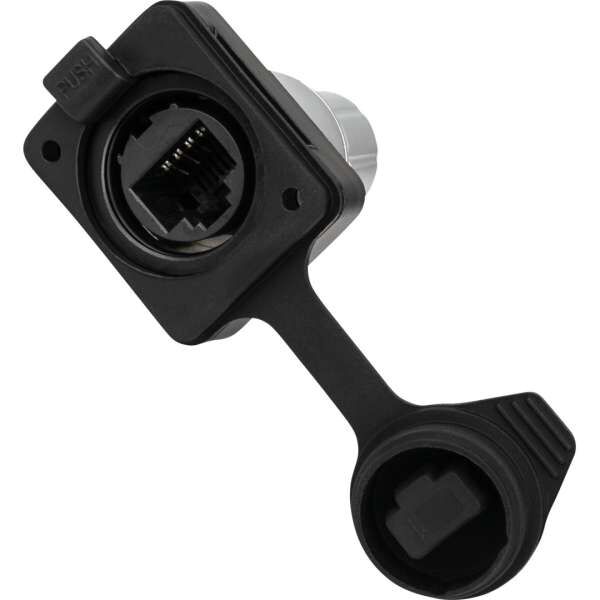 Seetronic SE8FDYH60BC6A RJ45 Gehäuse, Durchführungsbuchse mit Verriegelung CAT6A IP65