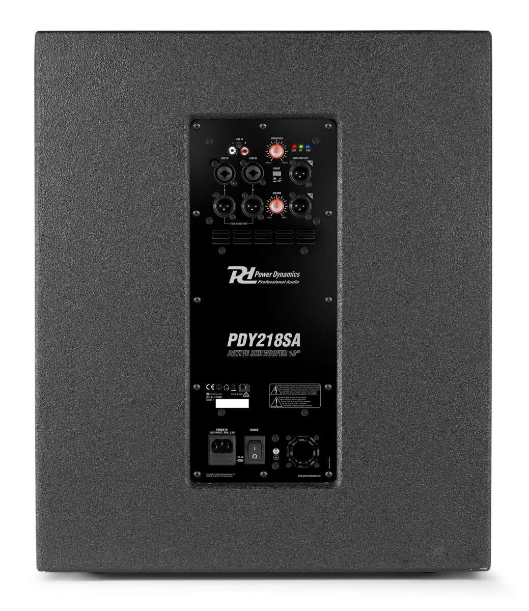 Power Dynamics PD18C 18 Zoll Tieftöner – 1000 Watt RMS, 8 Ohm Für HiFi Und PA