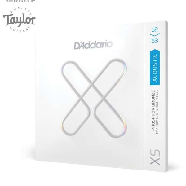 D'Addario XSAPB1253 Phosphorbronze-Akustiksaiten, Light, 12-53