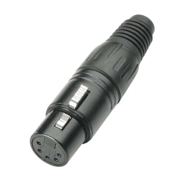 Adam Hall Connectors 7885 - XLR Stecker female 5-Pol schwarz