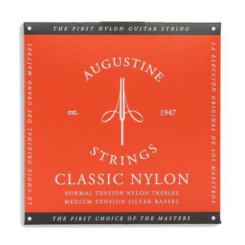 Augustine Klassikgitarre-Saiten Classic Label Satz Rot normal/medium