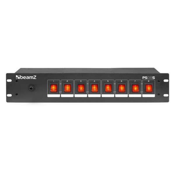 BeamZ PS08S 8-Kanal-Switch-Panel Schuko