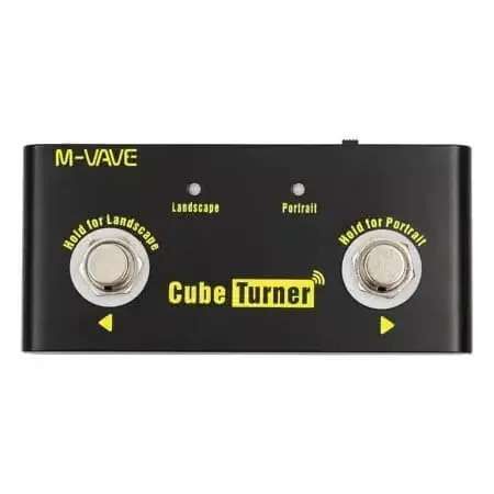 M-Vave Cube Turner Bluetooth-Fußpedal für Noten/Texte