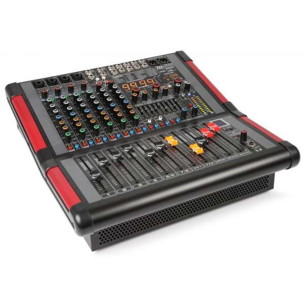 Power Dynamics PDM-S804A 8-Kanal Stage Mixer mit Verstärker