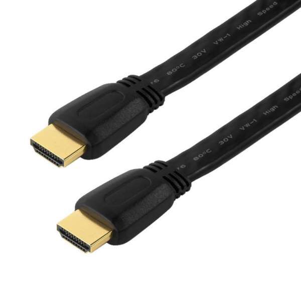 Monacor HDMC-150F/SW - HDMI™-High-Speed-Verbindungsflachkabel 1,5m