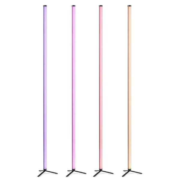 BeamZ Pro Hera L LED Tube Set - 4 LED Tubes im Flightcase - IP65 - 10 Std. Akku - 640 RGBMA LEDs