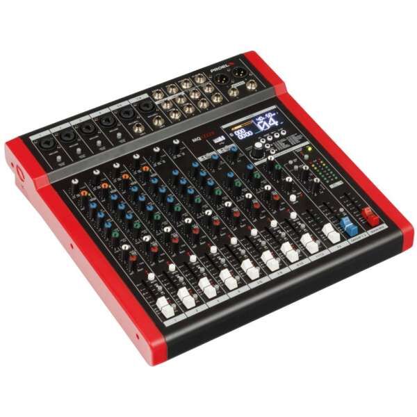 Proel MQ1222X - 12 Kanal 4 Bus Mixer mit Effekten und USB