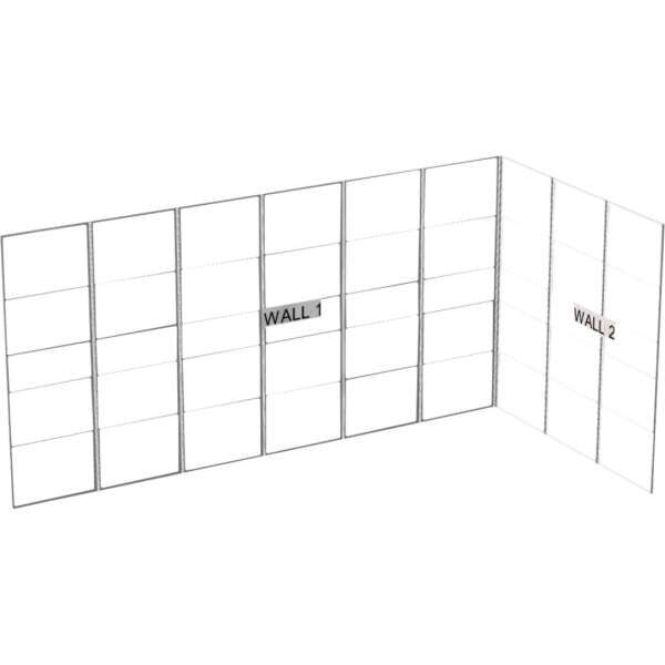 Wentex SET Frame - L-Shape SET für 6m x 3m x 3m