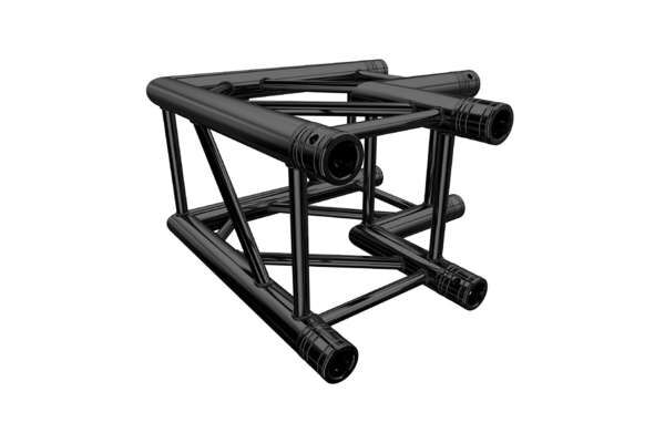 FOS Truss TF34-C21 Black 2-Weg Ecke 4-Punkt Traverse 2mm schwarz