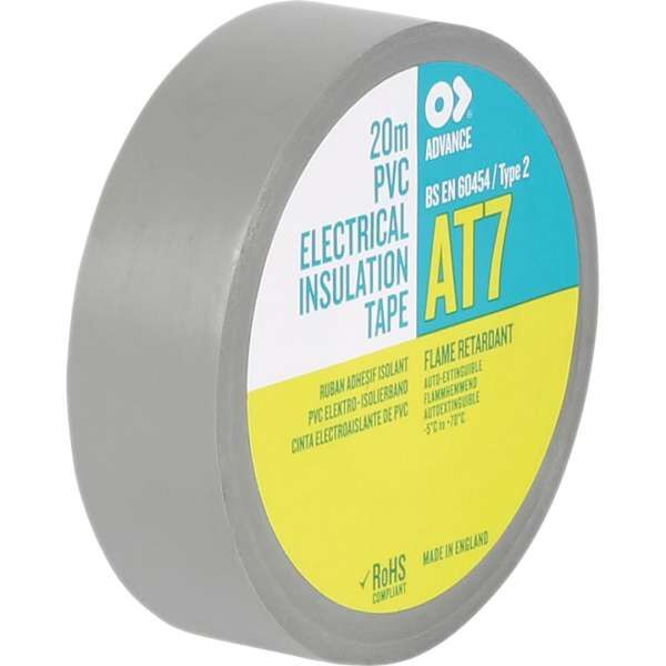 Advance AT7 PVC Isolierband / Zumbel 20 m grau