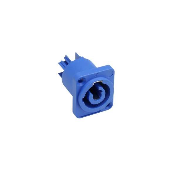 Adam Hall Connectors Powercon Einbaubuchse blau