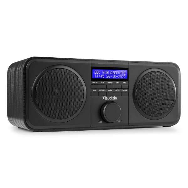 Audizio Novara DAB+ Stereo Radio schwarz